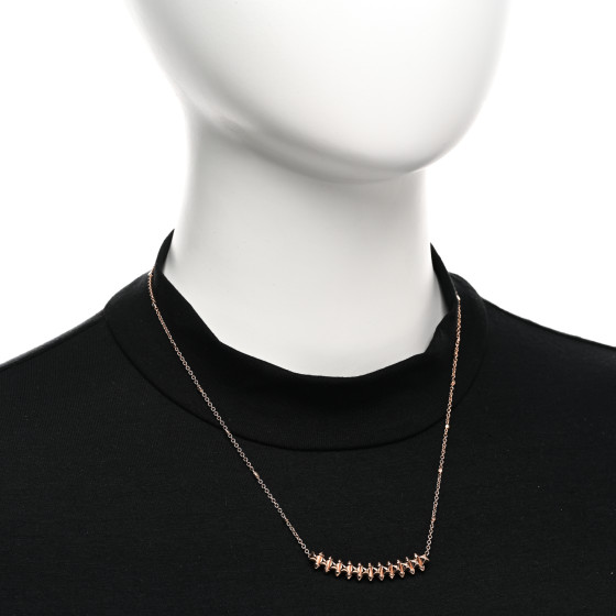 CARTIER 18K Pink Gold Medium Clash de Cartier Necklace
