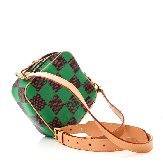 LOUIS VUITTON Damier Pop Chess Messenger Green 1630122