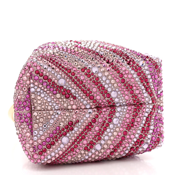 その他 bonbon JIMMY CHOO Satin Wave Degrade Hotfix Crystal Embellished Bon