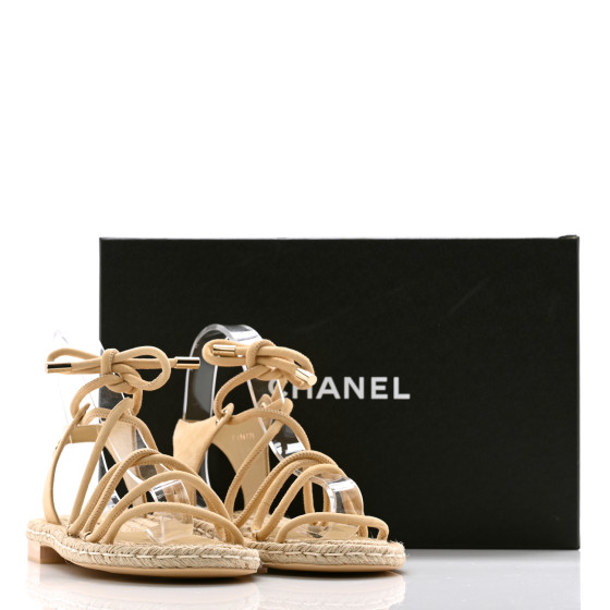 YI　シャネル エスパドリーユサンダル espadrilles 36 シャネル(CHANEL)シャネル エスパドリーユサンダル サンダル 靴