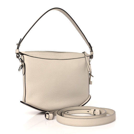 DELVAUX Taurillon Soft Pin Swing Greige 1501737 | FASHIONPHILE