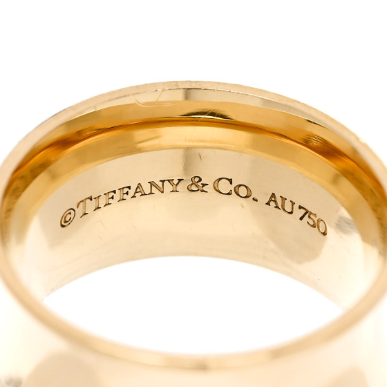 c405 美品　ティファニー　1837 リング(ミディアム) 750 約12号 TIFFANY&CO ティファニー 1837 ミディアム リング シルバー 9.5