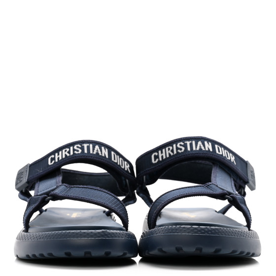 CHRISTIAN DIOR Technical Canvas Ribbon D-Wave 25mm Sandals