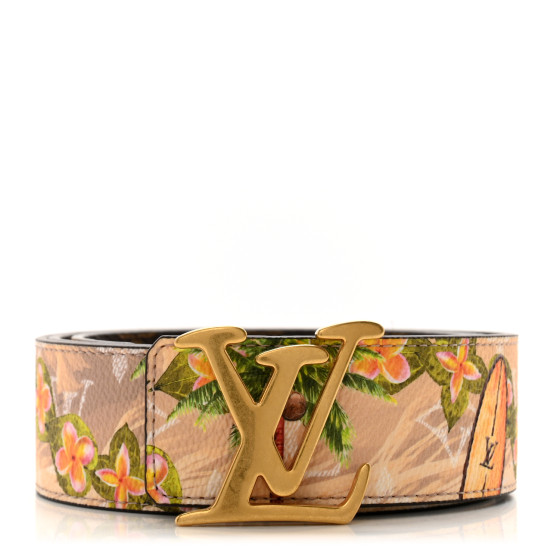 LOUIS VUITTON Monogram Sailors 40mm LV Tag Reversible Belt