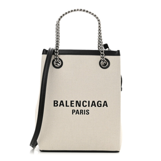 【関税&送料込】Balenciaga Porta Cellulare Duty Free BALENCIAGA Canvas Calfskin Duty Free Phone Holder Bag