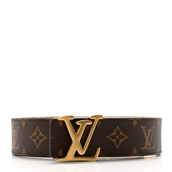 LOUIS VUITTON Monogram Sailors 40mm LV Tag Reversible Belt