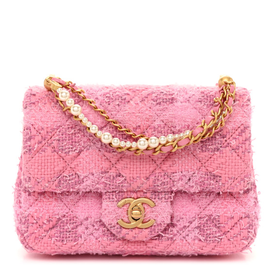 tweed switching mini o/p 【pink】 chanel-chanel-large-nano-kelly
