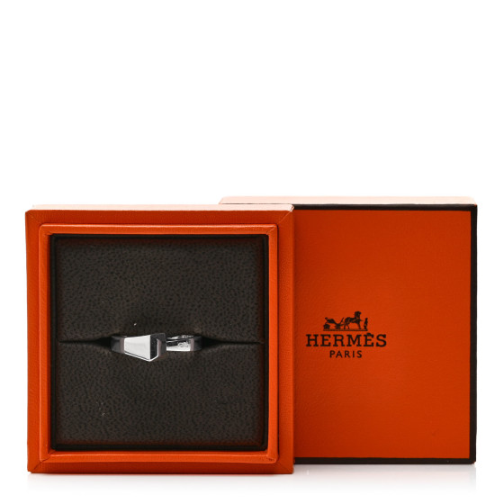 【HERMES】お洒落なデザイン★Clou de forge リング PM Clou de forge ring, large model | Hermès USA