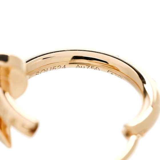 CARTIER 18K Yellow Gold Juste Un Clou Single Hoop Earring