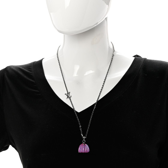 LOUIS VUITTON X Yayoi Kusama Pumpkin Pendant Necklace