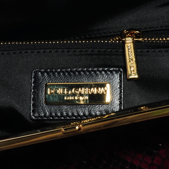 【関税＆送料込み】Dolce & Gabbana Bordeaux Handbag With Ke Dolce Box bag in Red for Women | Dolce&Gabbana® US