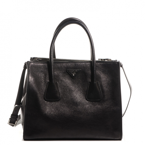 【PRADA】トートバッグ Glace Calf 1BA104★関税送料込み Prada Blue Glace Calf Tote Bag ○ Labellov ○ Buy and Sell