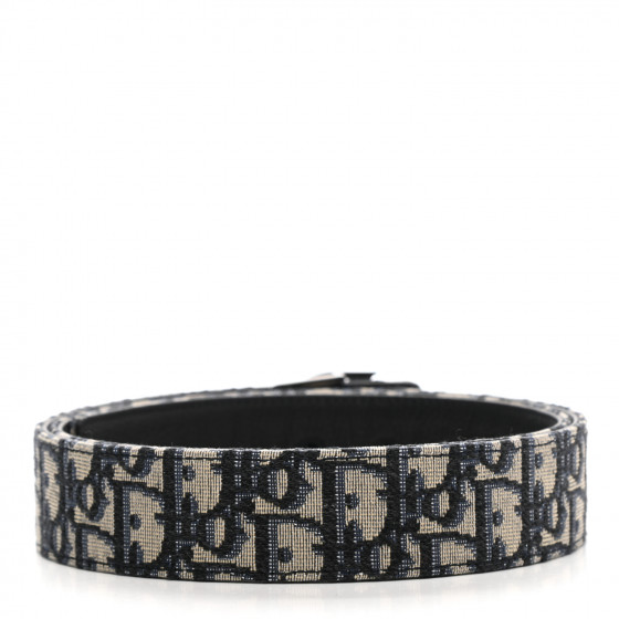 Dior ベルト　　95 CHRISTIAN DIOR Oblique 35mm Belt 95 Blue Multi 990913