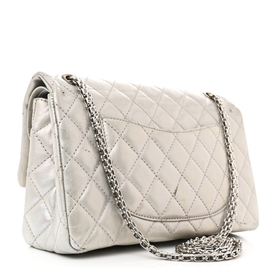 【訳あり】CHANEL CHANEL Metallic Lambskin Quilted 2.55 Reissue 226 Flap