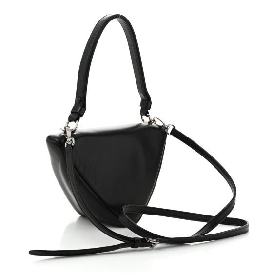 【PRADA】PADDED NAPPA CROSSBODY BAG PRADA Nappa Padded Signaux Triangle Crossbody Black 1657995