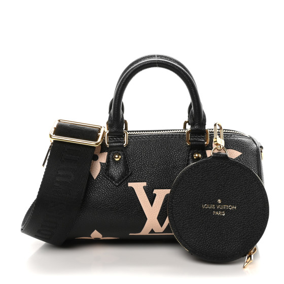 【希少】 LOUIS VUITTON Monogram Giant Papillon BB バッグ LOUIS VUITTON Empreinte Monogram Giant Papillon BB Black