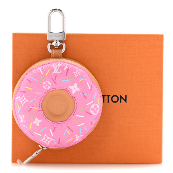 LOUIS VUITTON LV Donut Bag Charm Key Holder Pink 1659482