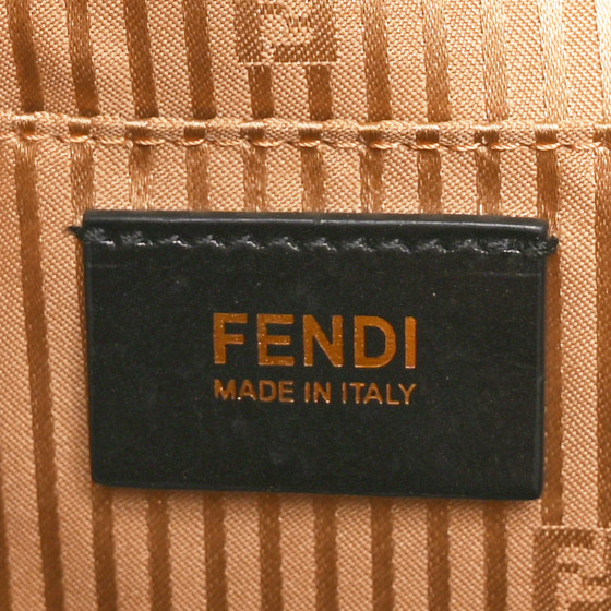 FENDI Calfskin Colorblock Regular 2Jours Tote Multicolor