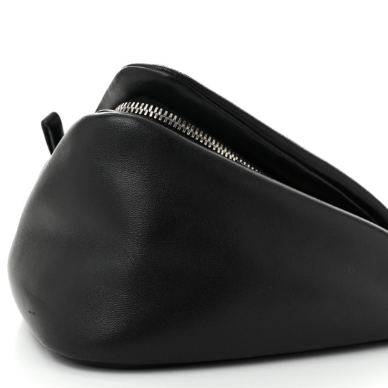 PRADA Nappa Padded Signaux Triangle Crossbody Black 1657995
