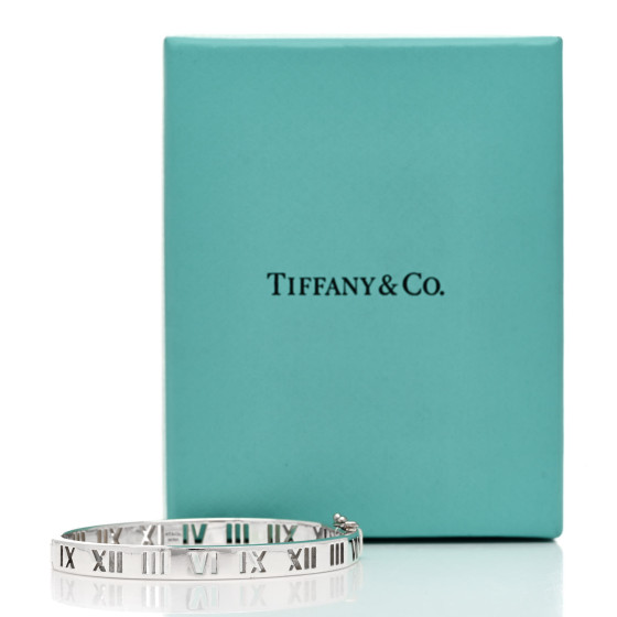 アクセサリー Tiffany bangle 16-17 cm. T&Co.925 Sixteen Stone by Tiffany Bangle in Platinum with Diamonds