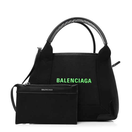 【BALENCIAGA】 NAVY CABAS XS BAG Women's Navy Cabas Xs in Black | Balenciaga US