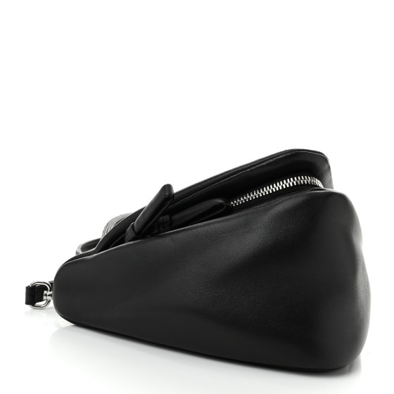 【PRADA】PADDED NAPPA CROSSBODY BAG PRADA Nappa Padded Signaux Triangle Crossbody Black 1657995