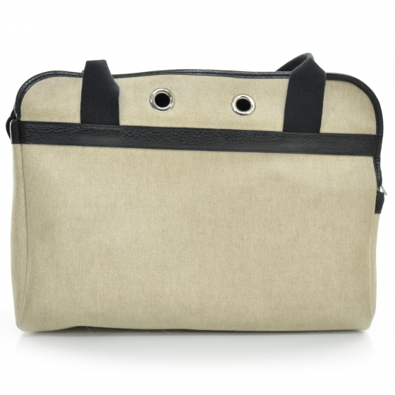 【HERMES】★Sac de transport pour chien バッグ HERMES Toile Sac de Transport pour Chiens Pet Dog Carrier