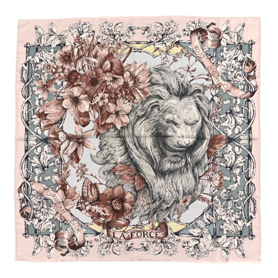 CHRISTIAN DIOR Silk La Force Scarf Multicolor 1560559