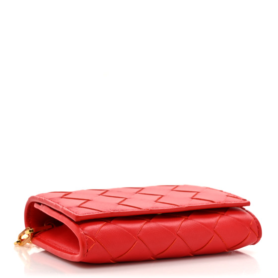 BOTTEGA VENETA - Intrecciato Leather Card Case On Chain