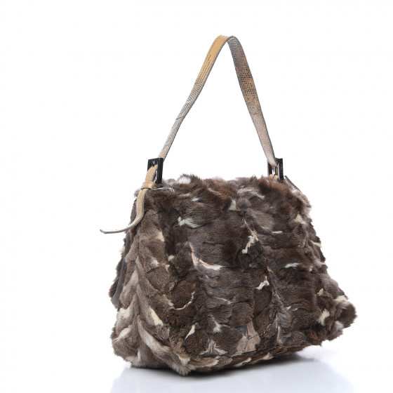 バッグ Fendi Rabbit Fur Baguette Shoulder Bag Fendi Burgundy Rabbit Fur Baguette Bag ○ Labellov ○ Buy