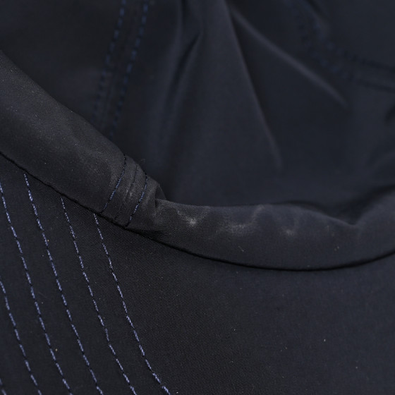 HERMES Nylon Reversible Roger Cap M Black Marine 1120882