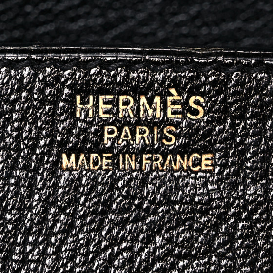 HERMES Chevre de Coromandel Birkin 35 Black 948546