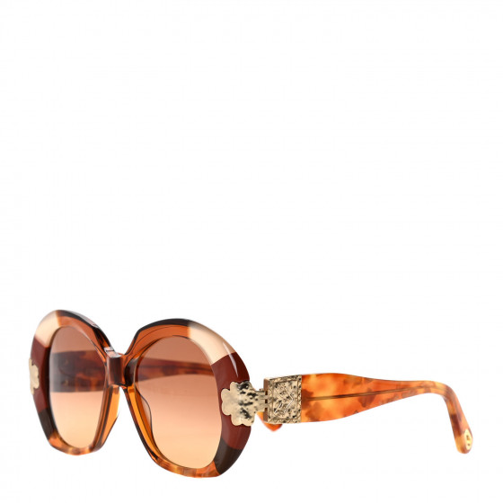 CHLOE Oversized Venus Sunglasses CE743S Blonde Havana 853534