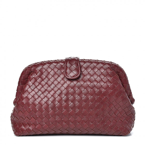 BOTTEGA VENETA Nappa Intrecciato The Lauren 1980 Clutch