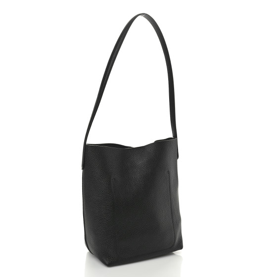 【MANSUR GAVRIEL】★ハンドバッグ★ Mini Everyday MANSUR GAVRIEL Pebbled Calfskin Mini Everyday Cabas Black