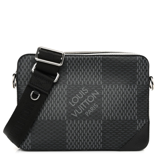 入手困難★希少【LOUIS VUITTON】Trio Messenger Bag Damier 3D Louis Vuitton Damier Graphite 3D Trio Messenger Bag – Savonches