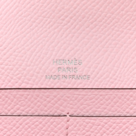 人気{HERMES} Portefeuille New H Passant Compact Rose Darling Hermes New H Passant Compact Wallet Rose Darling | TikTok