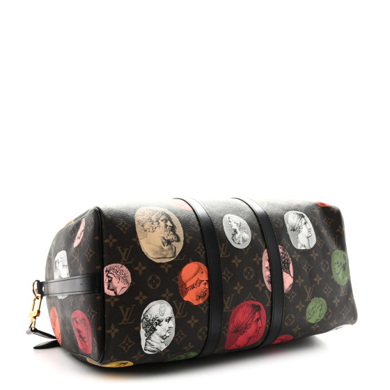 LOUIS VUITTON X FORNASETTI Calfskin Fornasetti Keepall