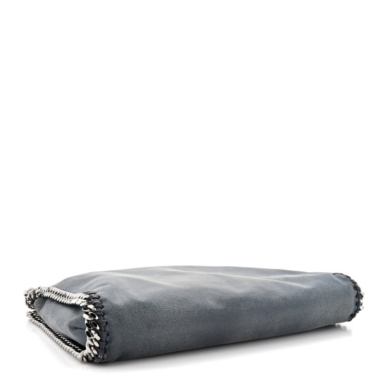 STELLA MCCARTNEY Shaggy Deer Small Falabella Tote Blue