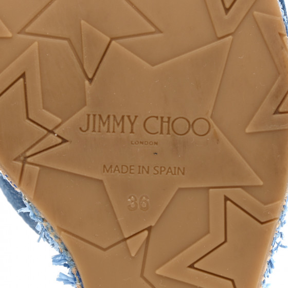 【JIMMY CHOO】Kiara Wedge 80-Oden-Denim/Milk ★関税送料込み JIMMY CHOO】Kiara Wedge 80