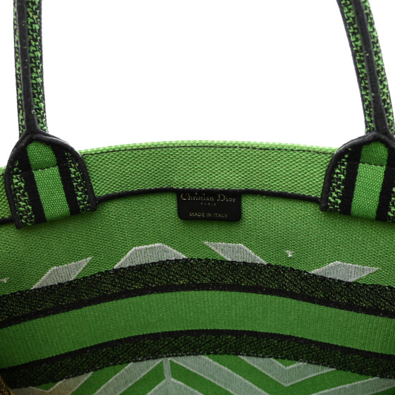 CHRISTIAN DIOR Canvas Embroidered Medium Jungle Pop Book