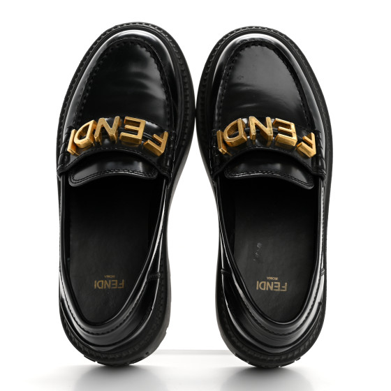 【 最終値下げ 】FENDI ラムボア付き モカシンローファー 最終値下げ 】FENDI ラムボア付き モカシンローファー