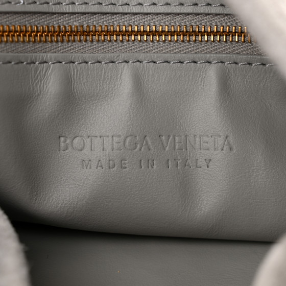 BOTTEGA VENETA Suede Intrecciato Small Hop Sterling 1643096