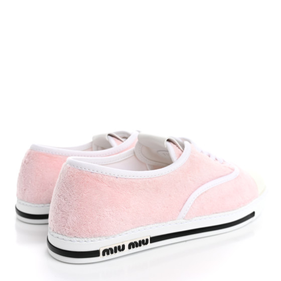 スニーカー MIU MIU  Sneakers Women Fabric Pink/Alabaster Miu Miu Sneakers Women Fabric Pink/Alabaster | B-Exit – B