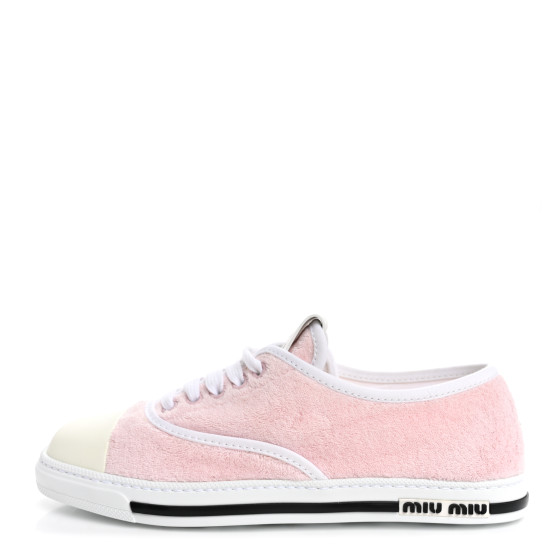 miumiu ラメスエット archive MIU MIU CHUNKY SNEAKERS SHOES 5S376D GREY CRYSTALS by PRADA