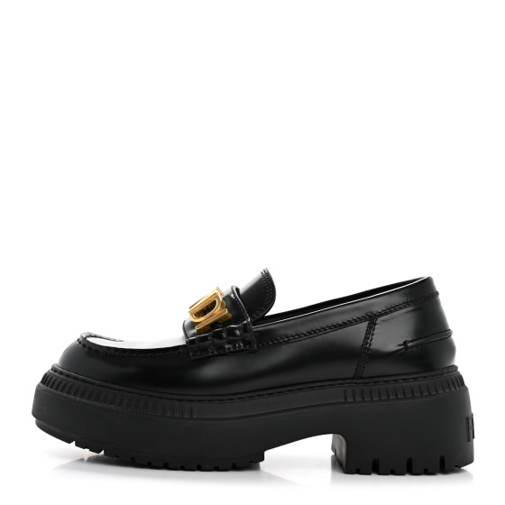 ☆【FENDI】☆FLAT LOAFERS Fendigraphy leather loafers☆ Fendi Vitello Abrasivato Fendigraphy Loafers - Brand Bag Girl