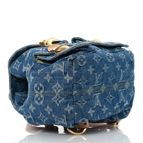 関税込 LV Venice backpack デニム背包 LOUIS VUITTON Denim Venice Backpack Blue 1676766 | FASHIONPHILE