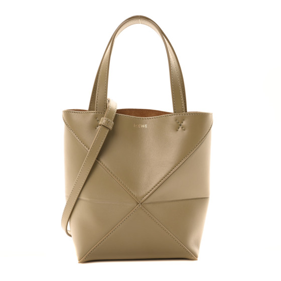 【関税込】Mini Puzzle Fold Tote in shiny calfskin LOEWE | Luxury Designer Collection | Coveti
