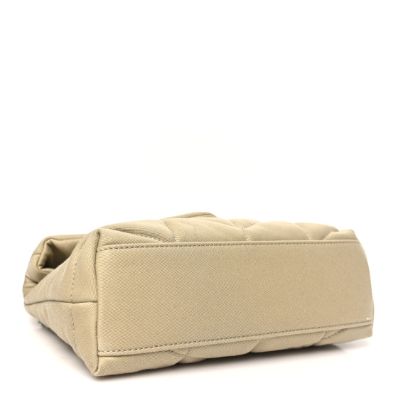 SAINT LAURENT Canvas Quilted Toy Loulou Puffer Monogram