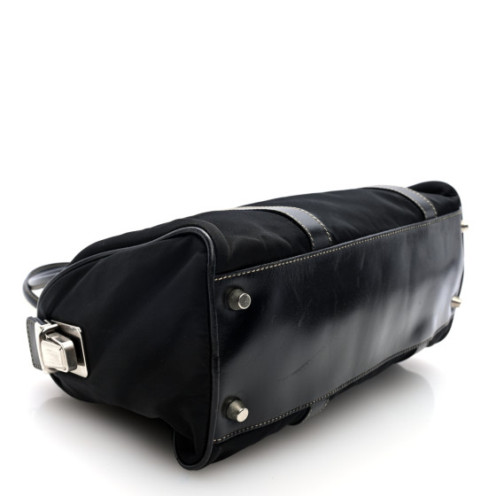 PRADA Tessuto Nylon Bauletto Black 1680427 | FASHIONPHILE